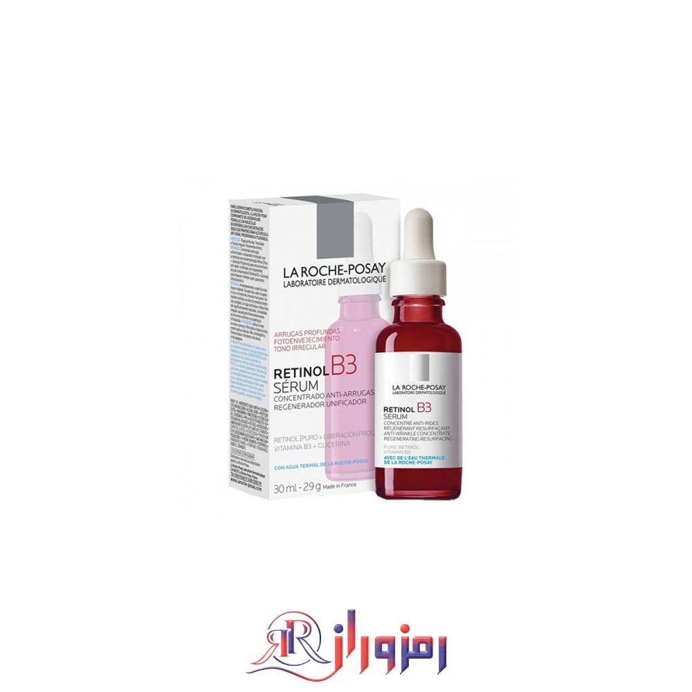 سرم رتینول B3 لاروش پوزای la roche posay retinol حجم 30 میل